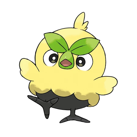 Official Browt render — the Bean Chick Pokémon